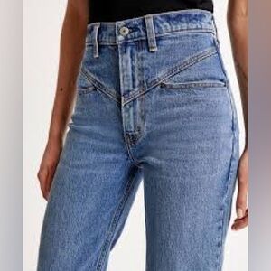 COPY - The 90s Strait Ultra High Rise w Yolk, size 28 (6 reg), Abercrombie & Fi…